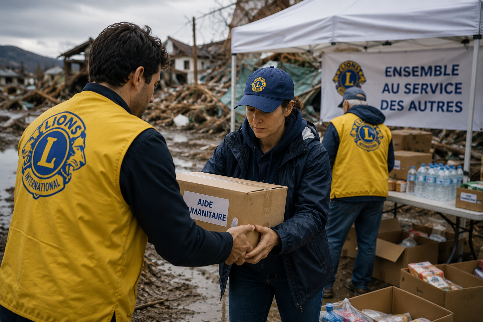 L'aide aux victimes de catastrophes
