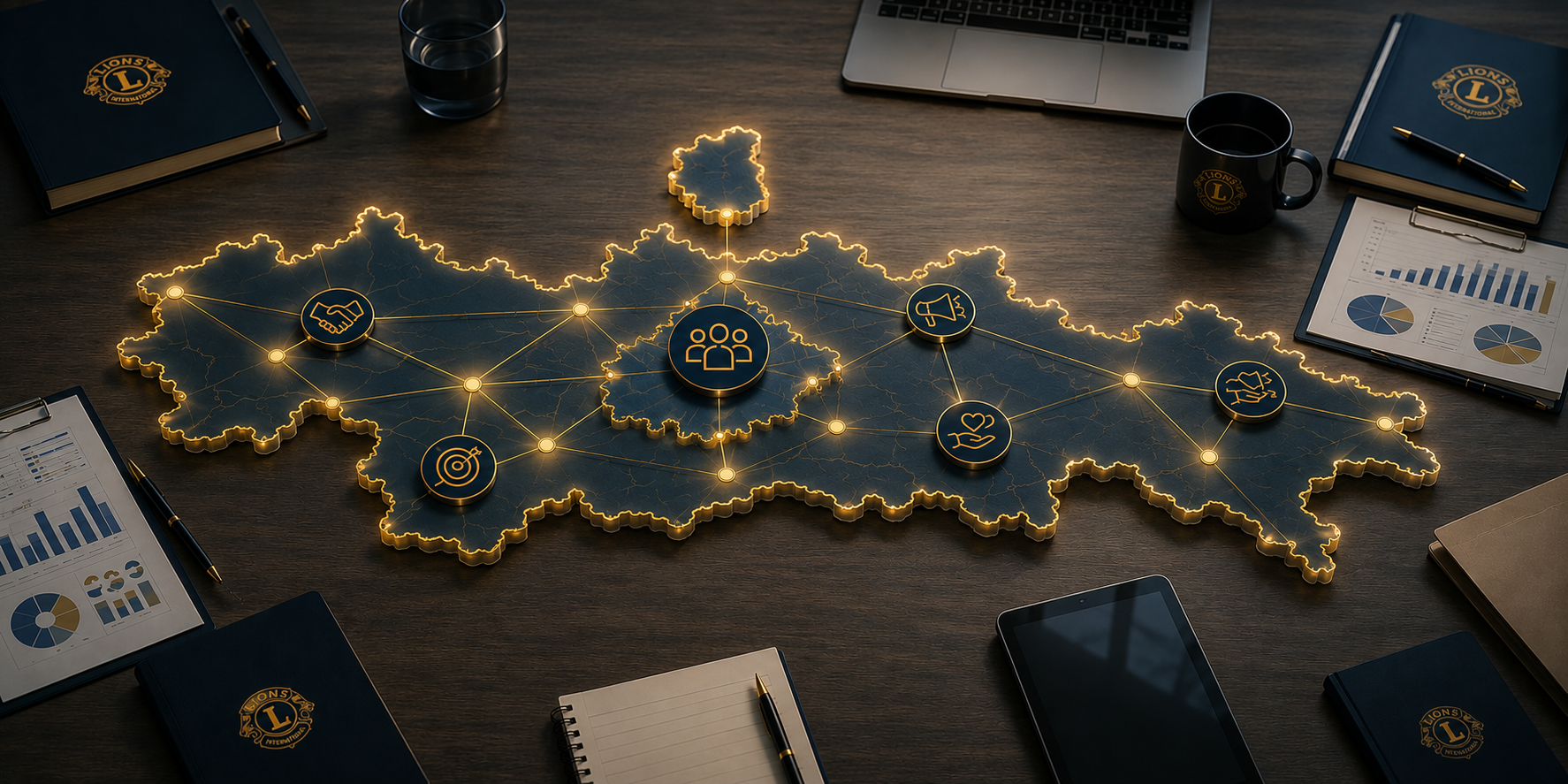 Organisation du district 112C