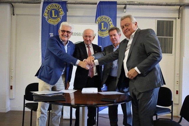 Lions Belgium La Fédération Belge des Banques Alimentaires et le Lions Club Belgique signent un accord de coopération nationale